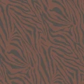 Zebra Skin punainen musta seepraraidallinen tapetti eijffingerilta 300607