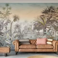 Dreamy Jungle viidakkotapetti olohuoneeseen Eijffinger 300612