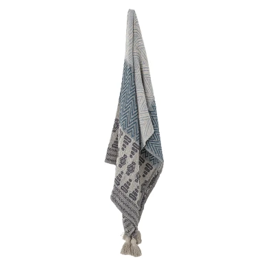 Blue Throw sininen kierratetty viltti Bloomingvillelta image