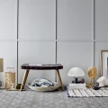 Blue Throw sininen pehmea viltti Bloomingville
