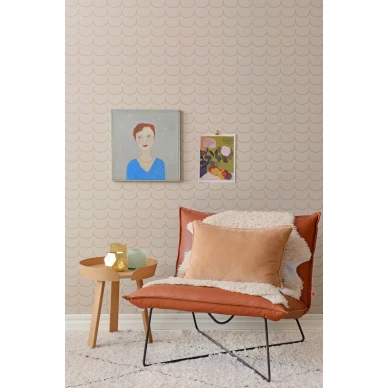 Drop Curtain graafinen tapetti olohuoneeseen Majvillan 137 01 kuva