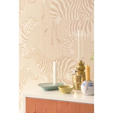 Safari Stripe beige elaintapetti Majvillan 141 02 image