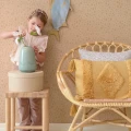Animal Dots Dusty peach pilkullinen lastentapetti Majvillanilta 142 02