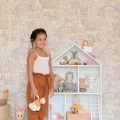 Dollhouse vaalea lastentapetti Majvillan 147 01