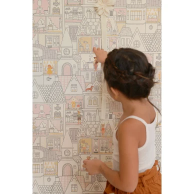 Dollhouse Wallsticker tarramerkit nukketalotapettiin Majvillanilta 801 01 image