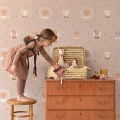 Hearts liila sydantapetti lastenhuoneeseen Majvillan 148 02