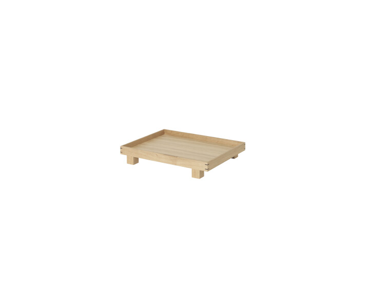Bon Wooden tray pieni puinen tammitarjotin Ferm Livingilta kuva