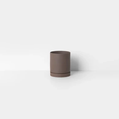 Sekki Pot Medium ruskea kukkaruukku Ferm Livingilta v2 image