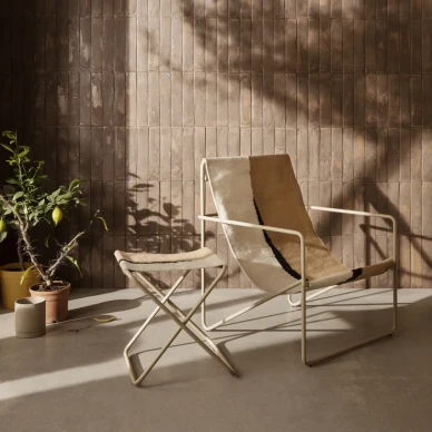 Sekki Pot pieni beige kukkaruukku ulkohuoneeseen Ferm Livingilta image