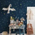 Starry Sky sininen tahtitapetti lapsille Sandbergilta