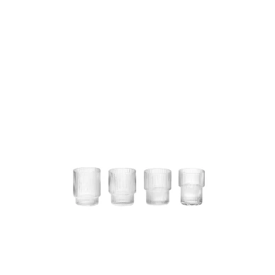 Ripple Glass nelja juomalasia puhalluslasi Ferm Living image