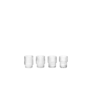 Ripple Glass nelja juomalasia puhalluslasi Ferm Living kuva