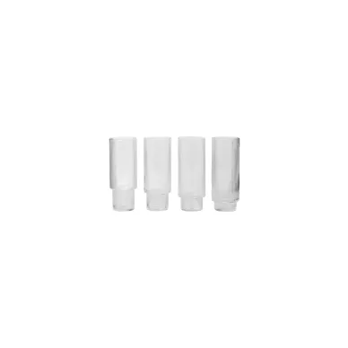 Ripple Long Drink Glasses korkeat juomalasit Ferm Livingilta kuva