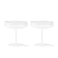 Ripple Champagne Saucer shampanjalasit Frosted