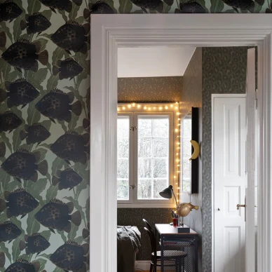 Hakan vihrea elava kalatapetti eteiseen image