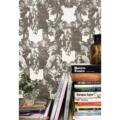 Sir Grace harmaa hevostapetti olohuoneeseen Studio Lisa Bengtsson kuva