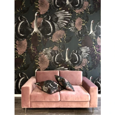 Firebird suurikuvioinen muraalitapetti linnuilla Studio Lisa Bengtsson image