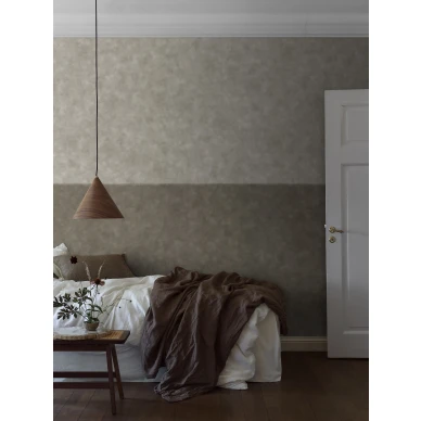 Chalk Mural harmaa kaksivarinen muraltapetti makuuhuoneeseen Borastapeter image