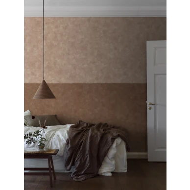 Chalk Mural vaaleanpunainen kaksivarinen muraltapetti olohuoneeseen Borastapeter 5092 image