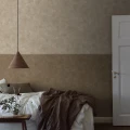 Chalk Mural vihrea beige kaksivarinen muraltapetti makuuhuoneeseen Borastapeter 5091
