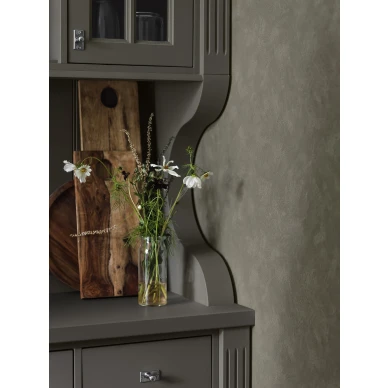 Painters Wall vihrea harmaa yksivarinen kalkkimaalitapetti keittioon 5087 image