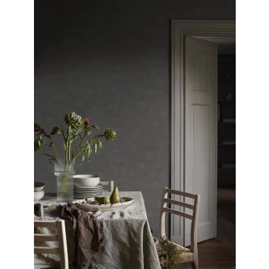 Shades Anthracite tummanharmaa tapetti ruokailuhuoneeseen 5056 image