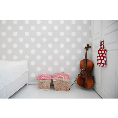 Dotty pilkullinen tapetti nuorisohuoneeseen Sandudd 100102 image