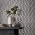 Rattan hopeanvarinen graafinen tapetti tyohuoneeseen 1838 Wallcoverings