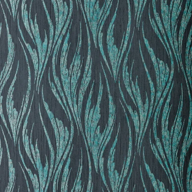 Ripple musta vihrea graafinen tapetti 1838 Wallcoverings kuva