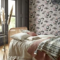 Water Lilies roosa kukkatapetti makuuhuoneeseen 1838 Wallcoverings