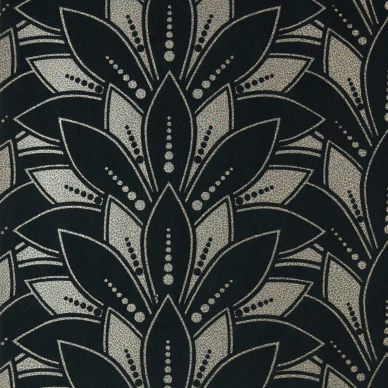 Astoria musta samettinen tapetti 1838 Wallcoverings kuva