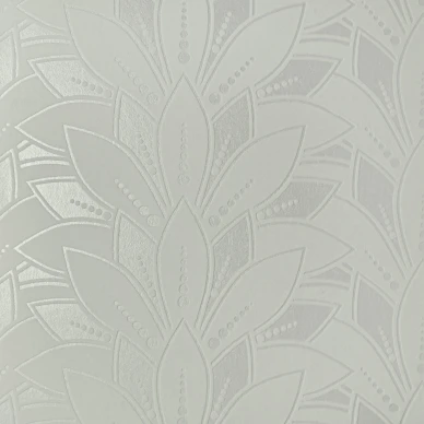 Astoria valkoinen samettinen tapetti 1838 Wallcoverings kuva