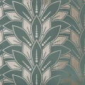 Astoria vihrea kimallettava tapetti 1838 Wallcoverings