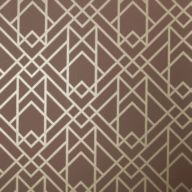 Metro oranssi graafinen tapetti 1838 Wallcoverings image