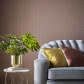 Elodie roosa graafinen olohuoneentapetti 1838 Wallcoverings