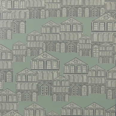 Maison mintunvihrea talotapetti 1838 Wallcoverings image