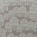 Maison roosa harmaa talotapetti 1838 Wallcoverings
