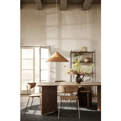 Dou Lampshade Medium rottinkinen lampunvarjostin keittioon Ferm Livingilta image