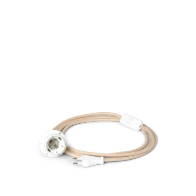 Fabric Cord Set Wall Lamp 265 m johto pistoke pistorasia Ferm Livingin seinalampunvarjostimelle kuva