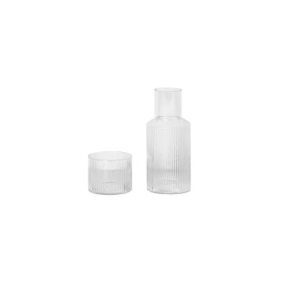 Ripple Mini Carafe Set karahvi ja juomalasi Ferm Livingilta image