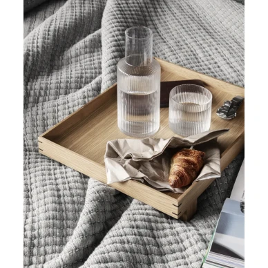 Ripple Mini Carafe Set karahvi ja juomalasi aamiaistarjoittimeen Ferm Livingilta image