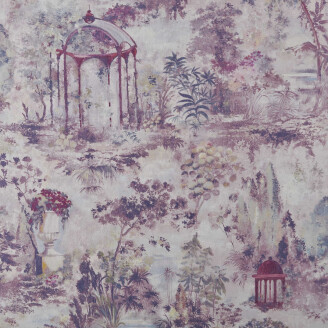 Pavilion roosa maisematapetti 1838 Wallcoverings image
