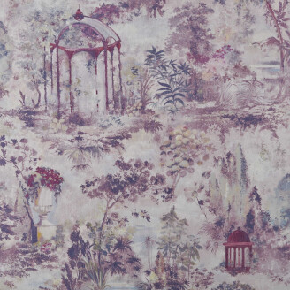 Pavilion roosa maisematapetti 1838 Wallcoverings kuva