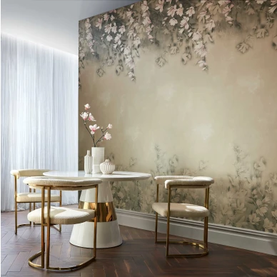Trailing Magnolia kullanvarinen kukkatapetti olohuoneeseen 1838 Wallcoverings kuva