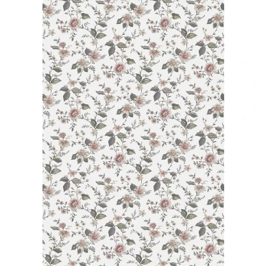 Marions Mural valkoinen kukkatapetti koko kuvio Borastapeterilta kuva