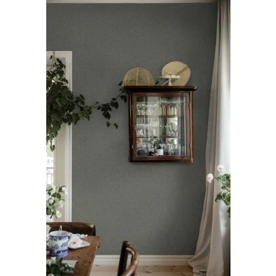 Weavers Wall vihrea yksivarinen tapetti keittioon Borastapeterilta kuva
