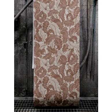 Oak Tree Tails ruskea elaintapetti Langelid von Bromssen image