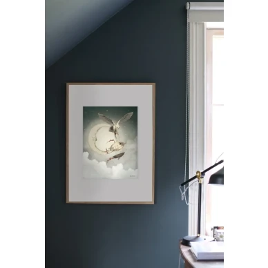 To The Moon lastenhuoneen juliste Mrs Mighetto image