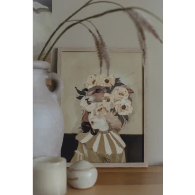 Lady Magnolia moderni juliste olohuoneeseen Mrs Mighettolta kuva