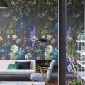 Minakari sininen kukkatapetti Designers guildilta